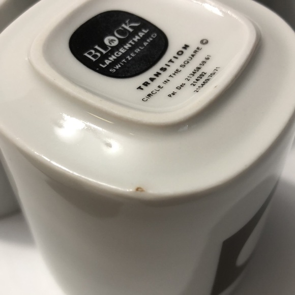 Block Langenthal Switzerland Transitions Circle In The Square Tea/Coffee Cups - Picture 11 of 12